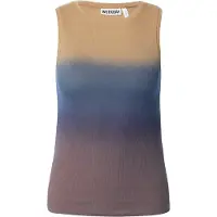 Weekday Top 'Bobby' beige oscuro / azul / lila