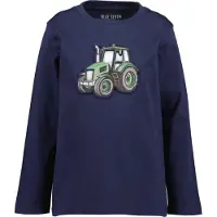 Blue Seven Camiseta navy / verde pastel / negro / blanco