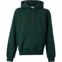 Carhartt WIP Sudadera chocolate / verde oscuro