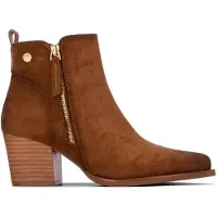 Xti para mujer. 14610302-CAMEL Botines 146103 marrón claro (37), Beige, 5 a 8cm, Cremallera, Casual, outlet 2026.