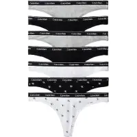 Calvin Klein Underwear Tanga gris / negro / blanco