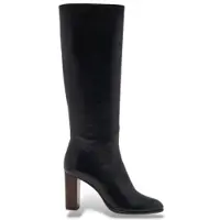 Ba&sh para mujer. 2H22CIRY Botas de Piel Ciry negro (41), 3 a 5cm, Serraje, Ninguno, Casual, outlet 2026.