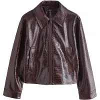 Next Chaqueta de entretiempo rojo vino