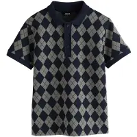 Next Camiseta navy / caqui