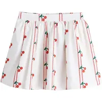 Next Falda verde oscuro / rojo / blanco