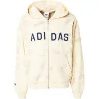 Adidas Originals Sudadera con cremallera 'AOA' beige / kitt / marino