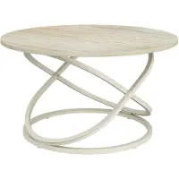Vicco Mesa de centro Calgary Travertino/Cachemira 79.5 x 79.5 cm, Model 61509
