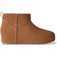 Ugg para mujer. 1180412 Botines de Piel Classic Mini Enwrap marrón (36), Plano, Ninguno, Casual, outlet 2026.