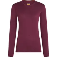 Icebreaker - Women's 200 Oasis L/S Crewe - Ropa interior merino size XS, rojo