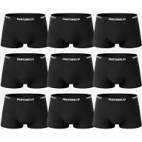 PANTONECLO Calzoncillo boxer 'Men’s Boxer Underwear-10 Pcs Pack' negro