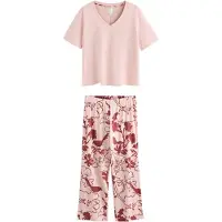 Next Pijama rosa / rojizo