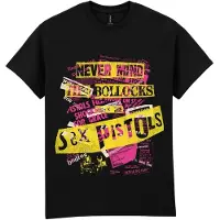 Sex Pistols Camiseta 'Never Mind The Bollocks T-Shirt' negro