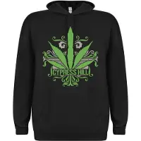 Rockshirts Sudadera 'Cypress hill California Sweet Leaf Kapuzenpullover' negro
