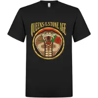 Rockshirts Camiseta 'Queens of the Stone Age Cobra T-Shirt' negro