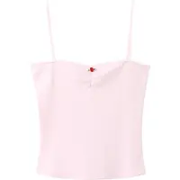 Mango Top 'ROSE' oliva / rosa / rojo carmesí