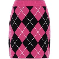 MyMo ROCKS Falda rosa / negro / blanco