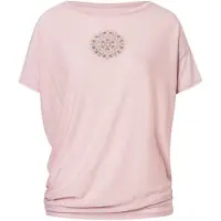 Super.natural - Women's Ornamental Loose Tee - Camiseta de merino size S, fucsia