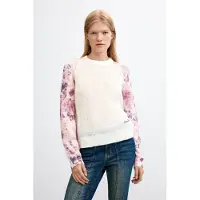 Desigual Jersey 'JERS_FANCYBOTANIC 26WWJF19' blanco