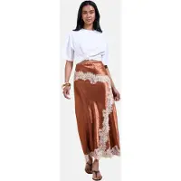 Friends Like These Falda bronce / blanco