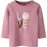 Name it Camiseta 'NBFLUA' beige / azul claro / marrón / malva