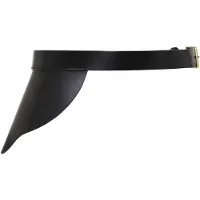 Haute Cuir Cinturón 'Ivy Side Peplum Belt' negro