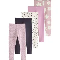 Next Leggings lila / rosa / rosa claro / negro / blanco