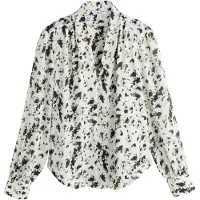 Next Blusa ecru / negro