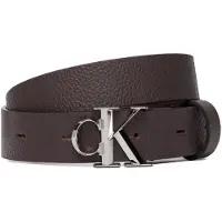 Calvin Klein Cinturón marrón oscuro / plata