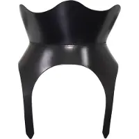 Haute Cuir Cinturón 'Medusa' negro
