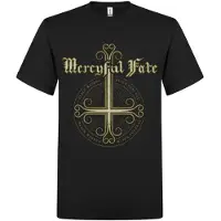 Rockshirts Camiseta 'Mercyful Fate Cross T-Shirt' negro