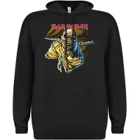 Iron Maiden Sudadera 'Piece of Mind Tracks Kapuzenpullover' negro