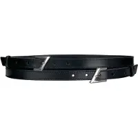 Haute Cuir Cinturón 'Divergent Belt' negro
