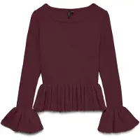 Vero Moda Jersey 'VMGeorgia' rojo vino