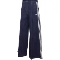 Adidas Originals adidasPANTALÓN TEJIDO DENIM PLISADO WIDE LEG 24-32 Indigo Denim Mujer