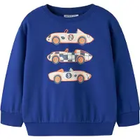Name it Sudadera 'NMMVILDAR' azul real / azul paloma / naranja / blanco