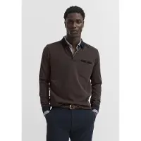 Bugatti Camiseta navy / marrón oscuro