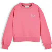 Tommy Hilfiger Sudadera rosa claro / blanco