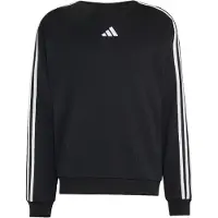 Adidas adidasSudadera de felpa Essentials 3 Stripes S Black / White Hombre