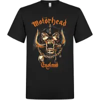 Rockshirts Camiseta 'Motörhead Mustard Pig England T-Shirt' negro