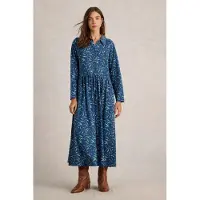 White Stuff Rylee Jersey Shirt Dress Blue Print Talla: 8 REGULAR | Vestidos Maxi Outlet | Mujer | Azul