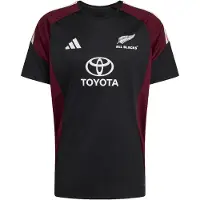 Adidas Camiseta funcional 'All Blacks' borgoña / negro / blanco
