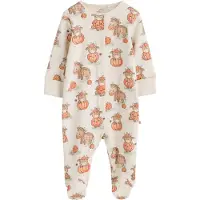 Next Pijama crema / kitt / marrón / naranja