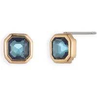 Ralph Lauren Pendientes 'Darlene' azul cian / oro