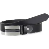 Howard London Cinturón 'Leather Belt Paul Black' negro