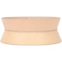Haute Cuir Cinturón 'Sablier Corset Belt' crema
