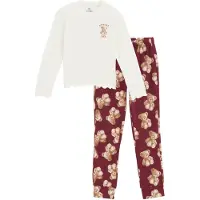 We fashion Pijama borgoña / rojo vino