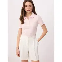 Trendyol Camiseta rosa claro / blanco
