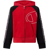 Champion Sudadera con cremallera rojo / negro / blanco