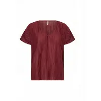 Soyaconcept Top ' SC-KIRIT ' rojo sangre
