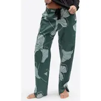 Cyberjammies Pantalón de pijama 'Grace' verde / blanco